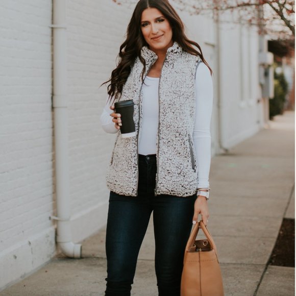 Thread & Supply Arctic Fleece Sherpa Winter Vest - Picture 2 of 15